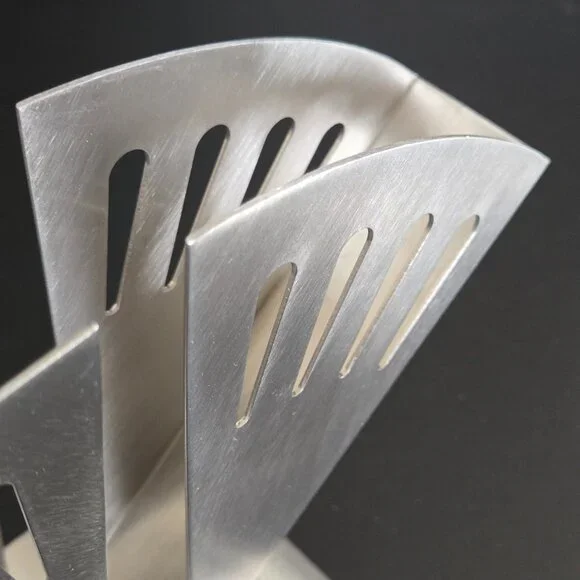 ZACK Rare Retired Stainless Coffee Filter Napkin Holder GERMANY Geometric Modern - Picture 7 of 16